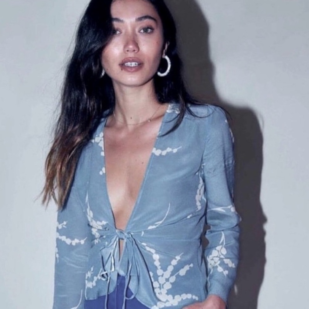 Realisation Par Bianca Top in Loving Summer Blue
